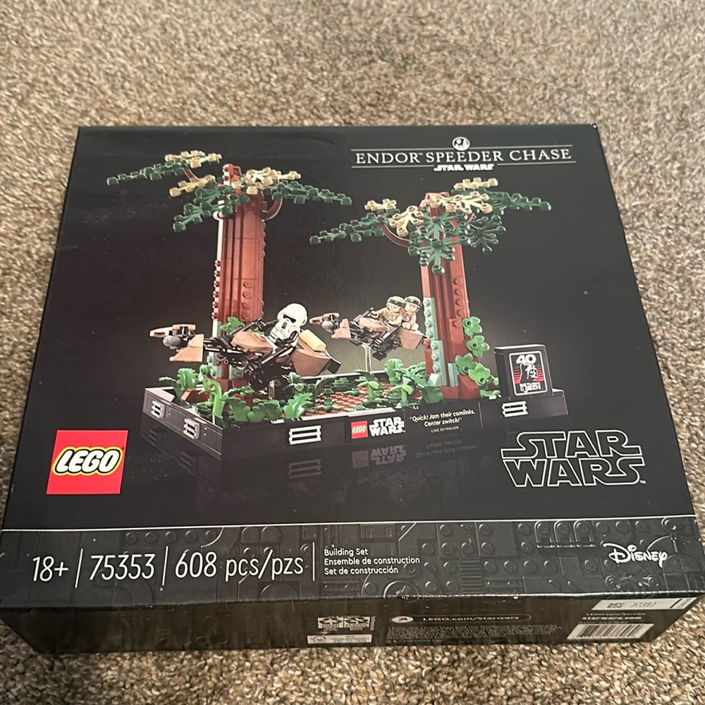 Lego Endor Speeder Chase set